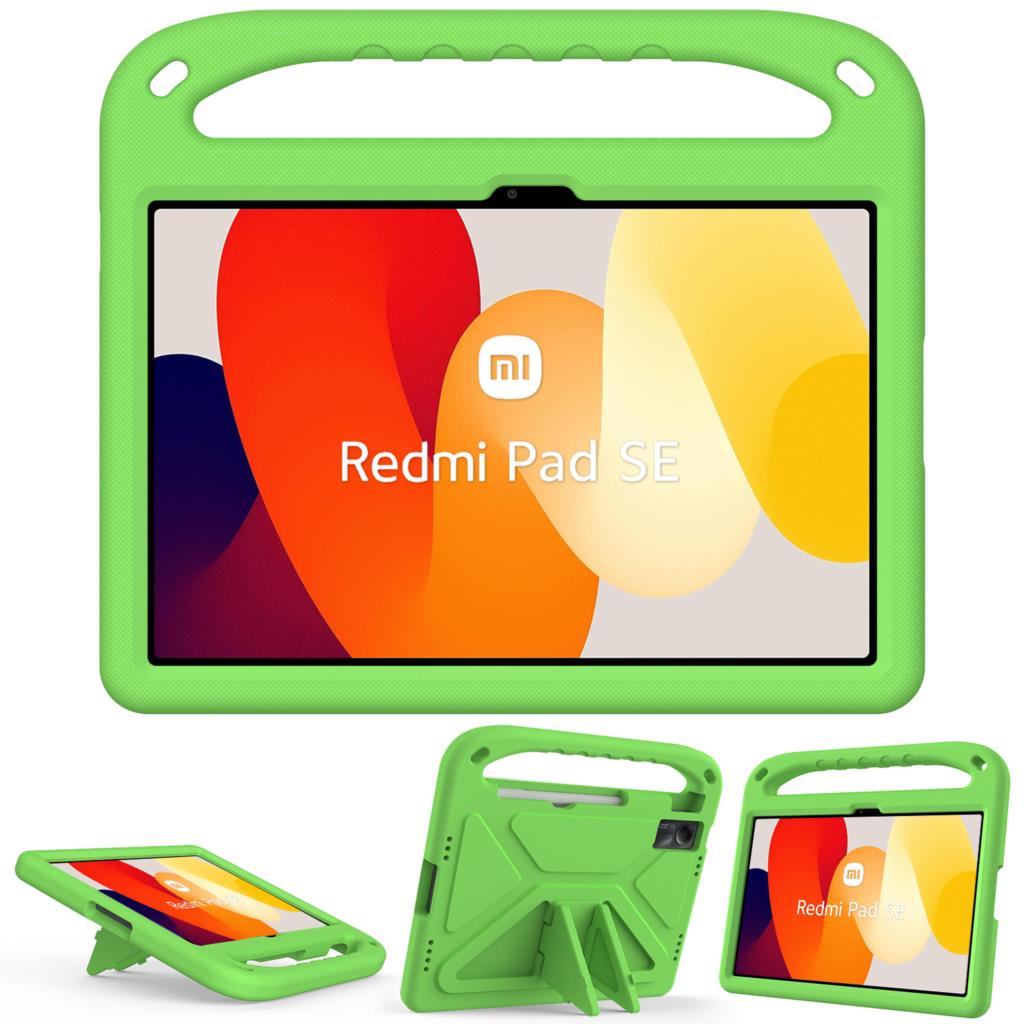 Etui EVA do Xiaomi Redmi Pad SE 11 2023 Pad 6 6Pro Wstrząsoodporne etui ochronne na całe ciało do Pad 5 5Pro 4 Plus Kids Handle: 1 / Beżowy
