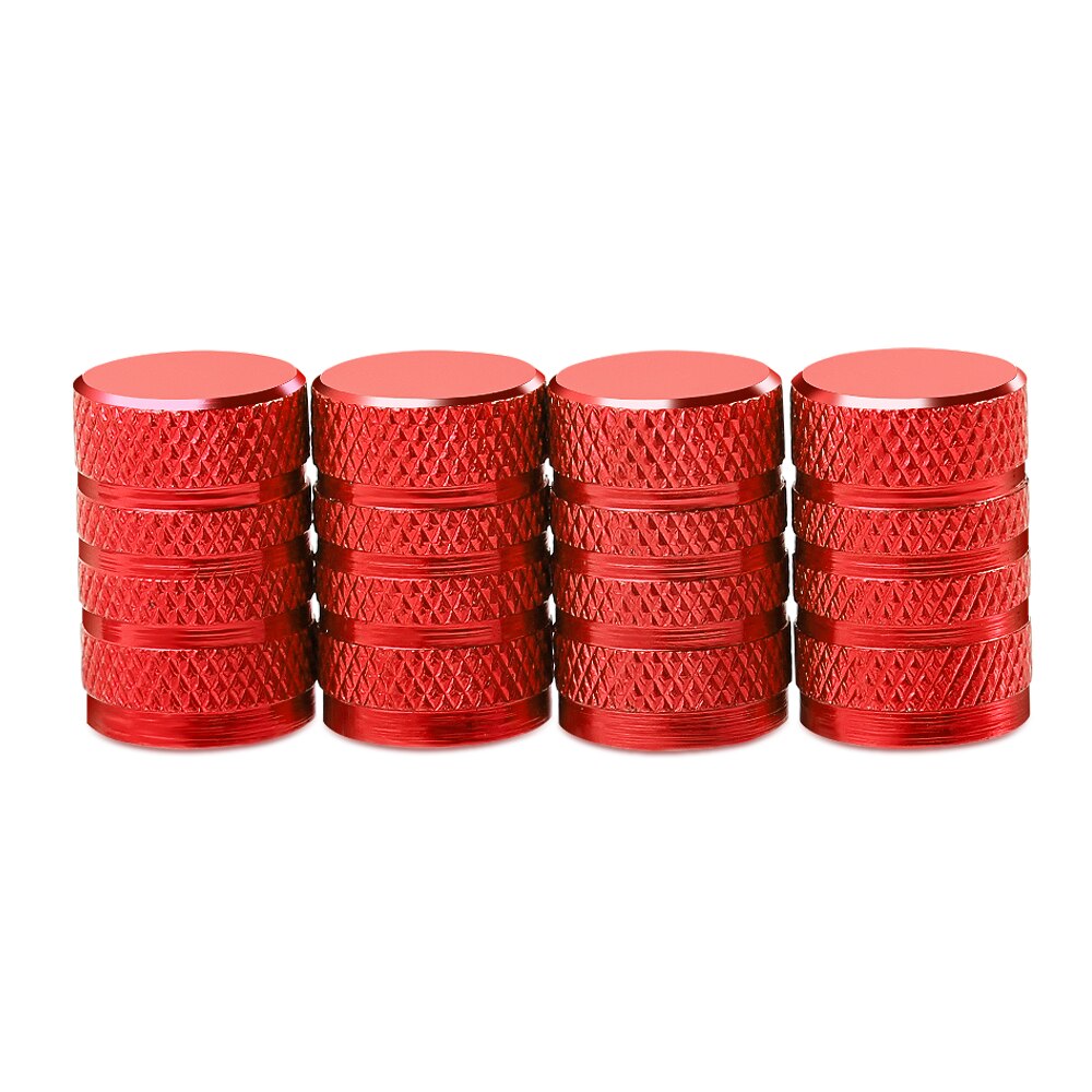 4 Stuks Auto Tire Ventieldopjes Voor Mercedes W203 W204 Bmw E39 E36 E90 F30 F10 Volvo XC60 XC90: Rood