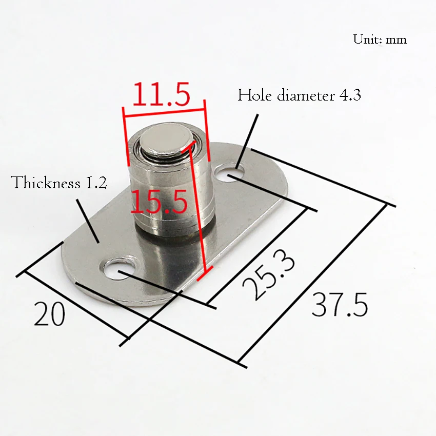 1Pc Hardware Furniture Sliding Door Pulley Swing Stopper, Kitchen Hanging Door Guide Wheel, Sliding Door Stop Pendulum Pulleys: Black Bronze