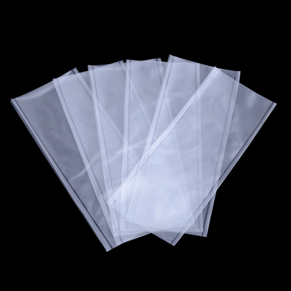 100pcs PVA Water Soluble Bag Carp Fishing Bag Mesh Bag for Solid Bait 6x12cm