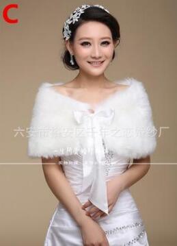 Cape blanche étole Wrap mariage mariée femmes châle enveloppes vestes grande taille mariage Wrap mariage Cape manteau offres spéciales: 3