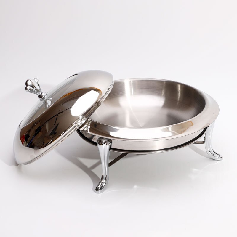 Golden Stainless Steel Alcohol Stove Household Commercial Removable Small Chafing Dish Solid Fuel Boiler Cooking Pots