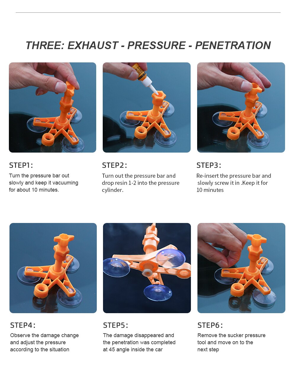 Car Window Glass Repair Resin Curing Glue Windshield Repair Kit Glass Scratch Crack Restore Car Styling DIY Window Repair Tools