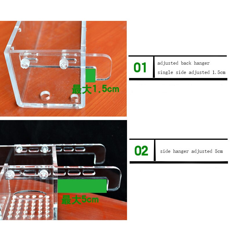Filtre externe suspendu pour aquarium, équipement de filtration pour plantes et poissons