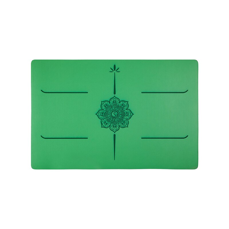Lezyan LZ-YM01 PU Natural Rubber Yoga Mat Portable Mini Assist Mat Non-slip Flat Support Elbow Pads Meditation Headstand Mat: Green