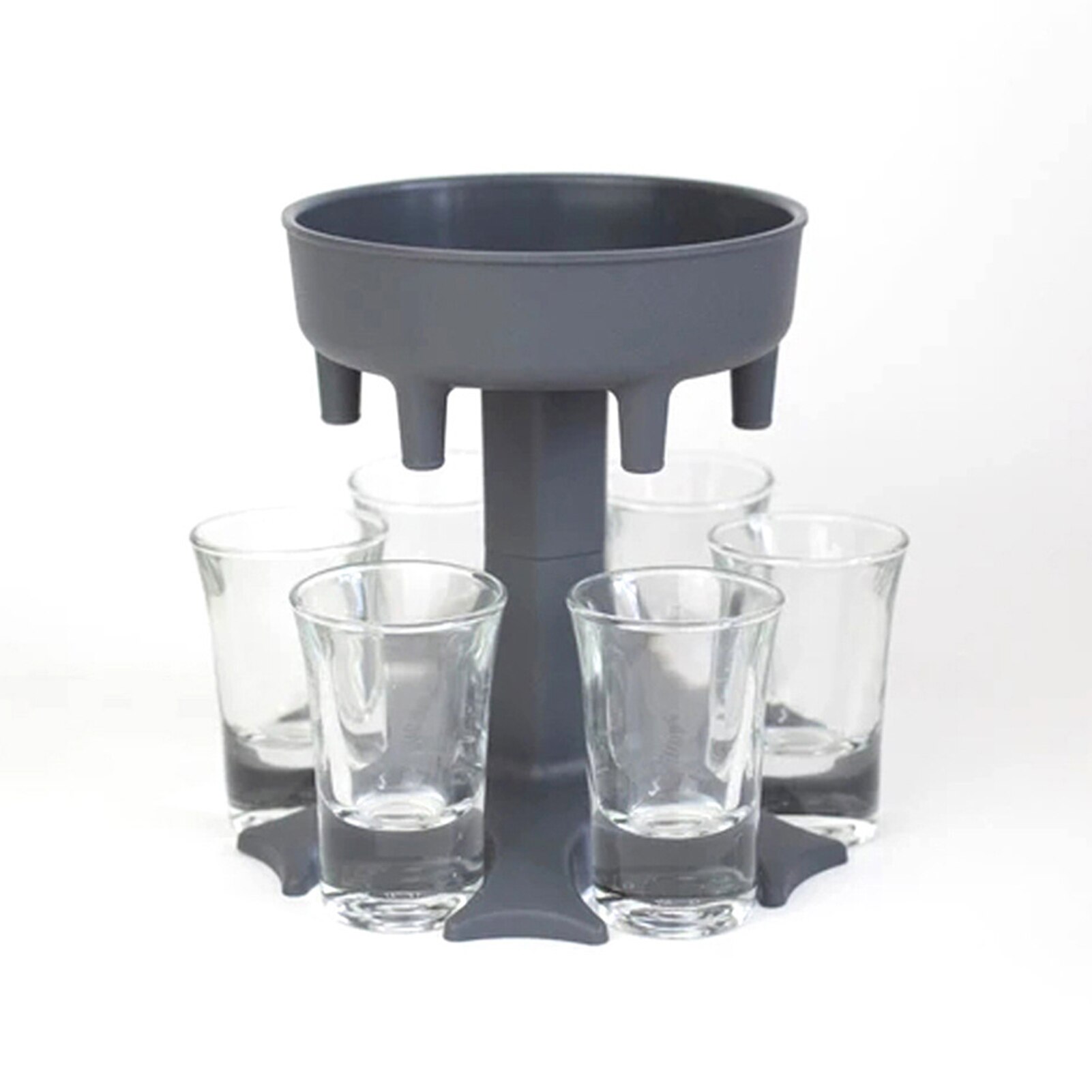 6 Borrelglas Dispenser Houder Bar Wijn Whisky Bier Dispenser Accessoires Caddy Liquor Dispenser Party Games Drinken Shot Glasse