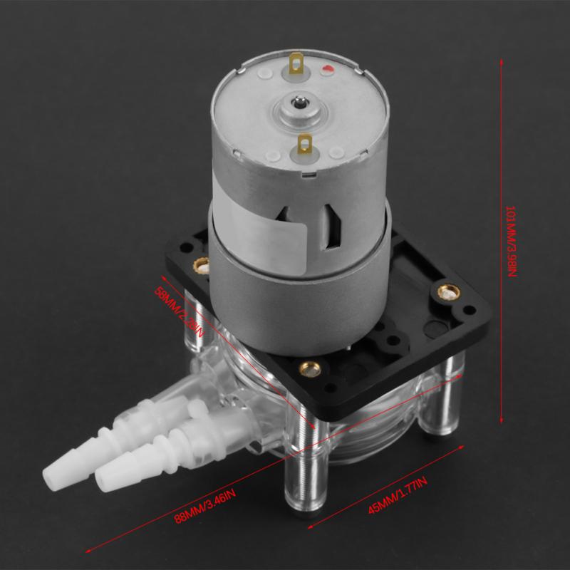 DC 12V High Flow Peristaltic Pump Aquarium Lab Analytical Water Pump Tube Vacuum Peristaltic Pump