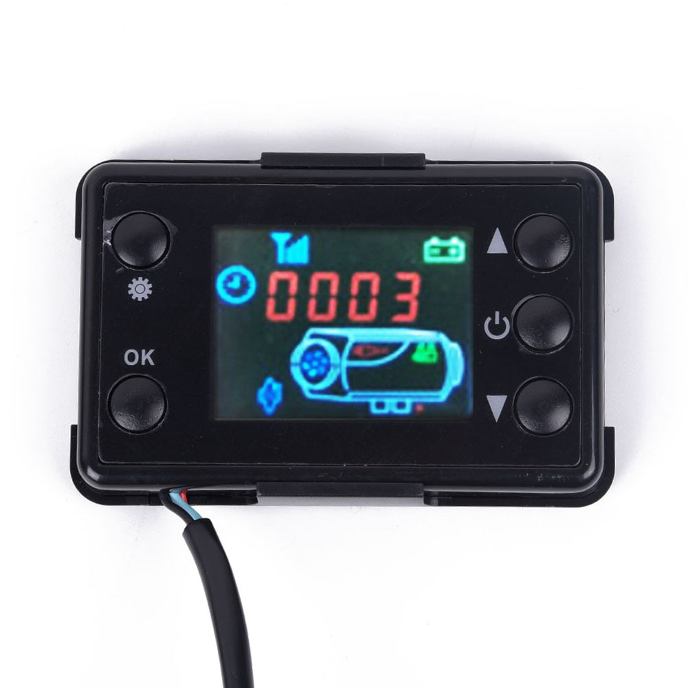 12-24V LCD Display Monitor Parking Heating Controller Switch Car Diesel Heater
