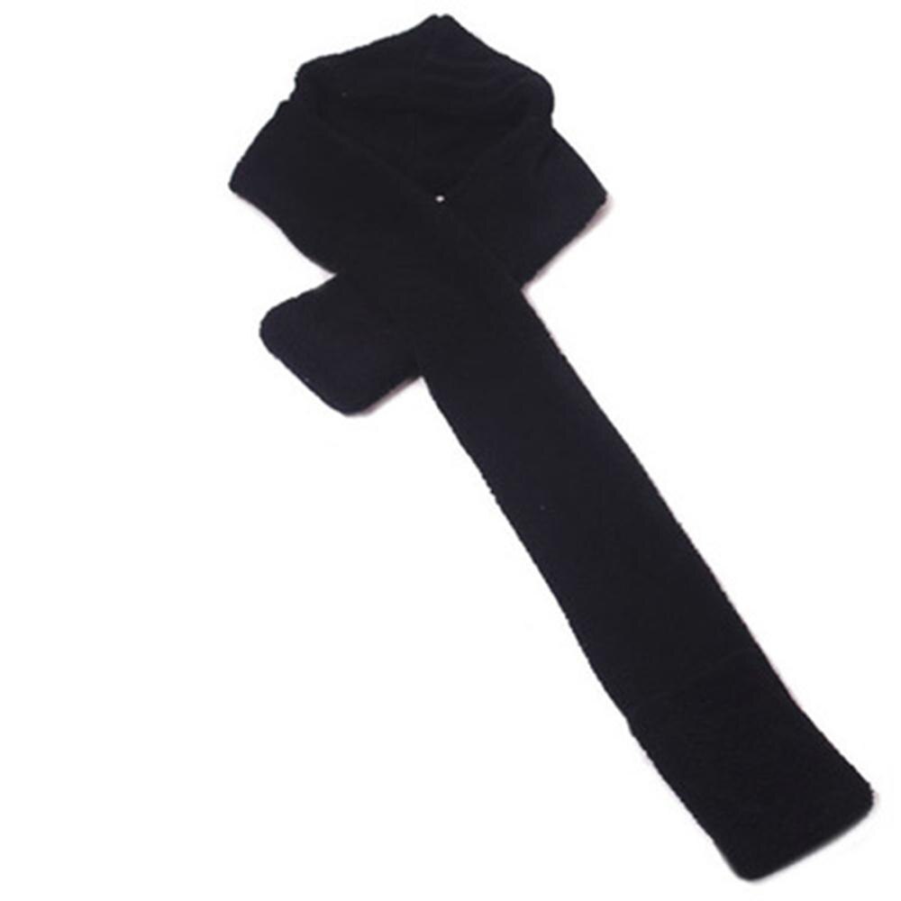 Gorro con capucha de piel sintética de pelo suave y cálida de Invierno para mujer de gran , bufandas, bufanda, guantes, un bonito para mujer y Niña: black