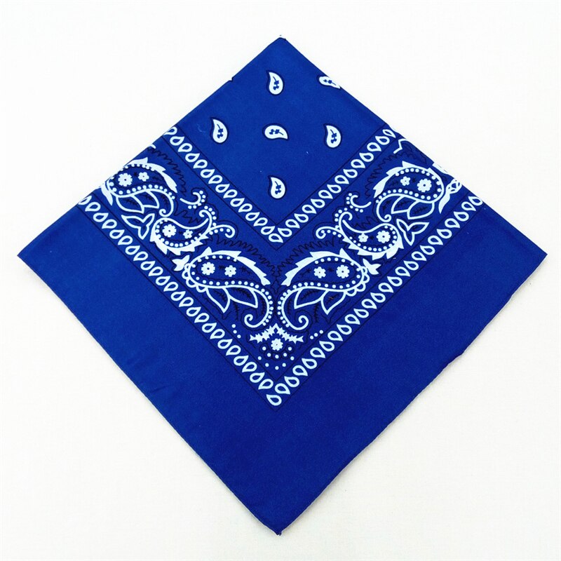 Cotton Women Men Outdoor Sports Bandana Scarf Headwear Face Mask Riding Camping Cycling Headscarf Wristband Headband: Sapphire