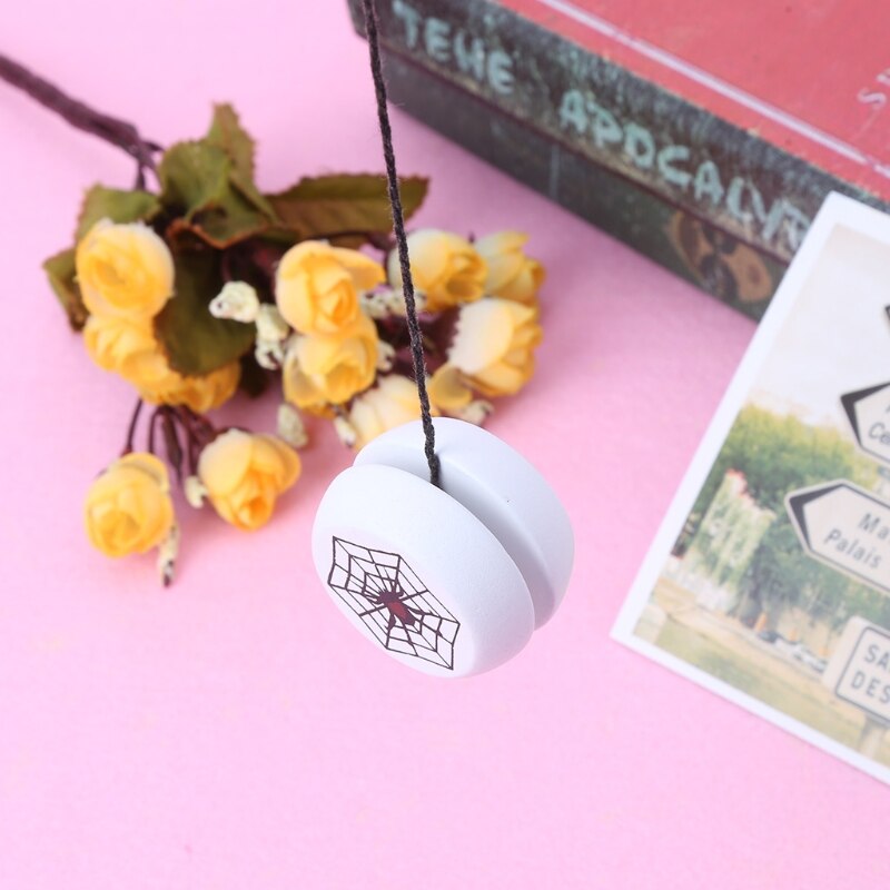 Cute Animal Prints Houten Yoyo Speelgoed Educatief Speelgoed Klassieke Speelgoed