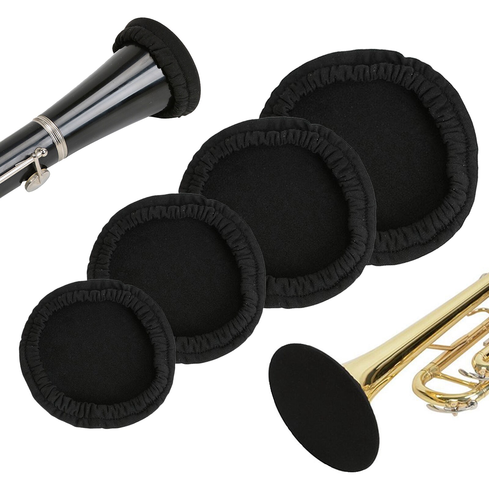 Soft Trumpet Alto Tenor Soprano Sax Clarinet Bell Cover Dust Cover Accessory Instrument Bell Cover