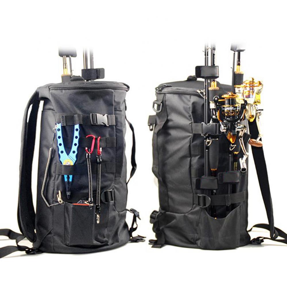 Large Capacity Fishing Hiking Tackle Bag Outdoor Fish Tool Carry Pouch Backpack Fishing Tool Accessorie