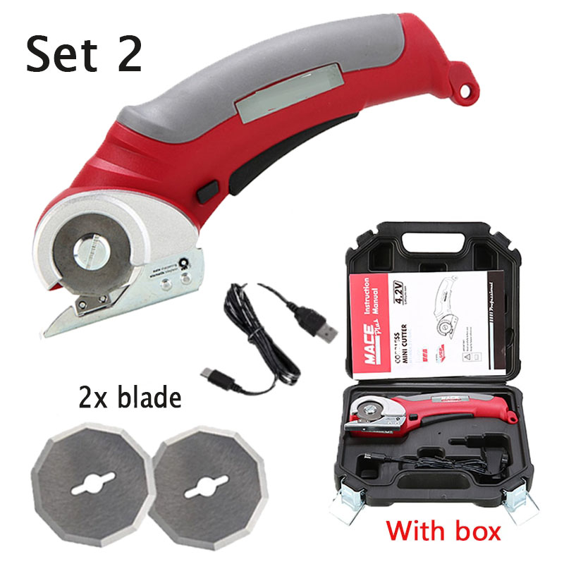 Tijeras eléctricas, máquina cortadora de tela recargable, tijeras de cuero de PVC, corte portátil para manualidades, costura, herramienta manual de cartón: Rosa / negro