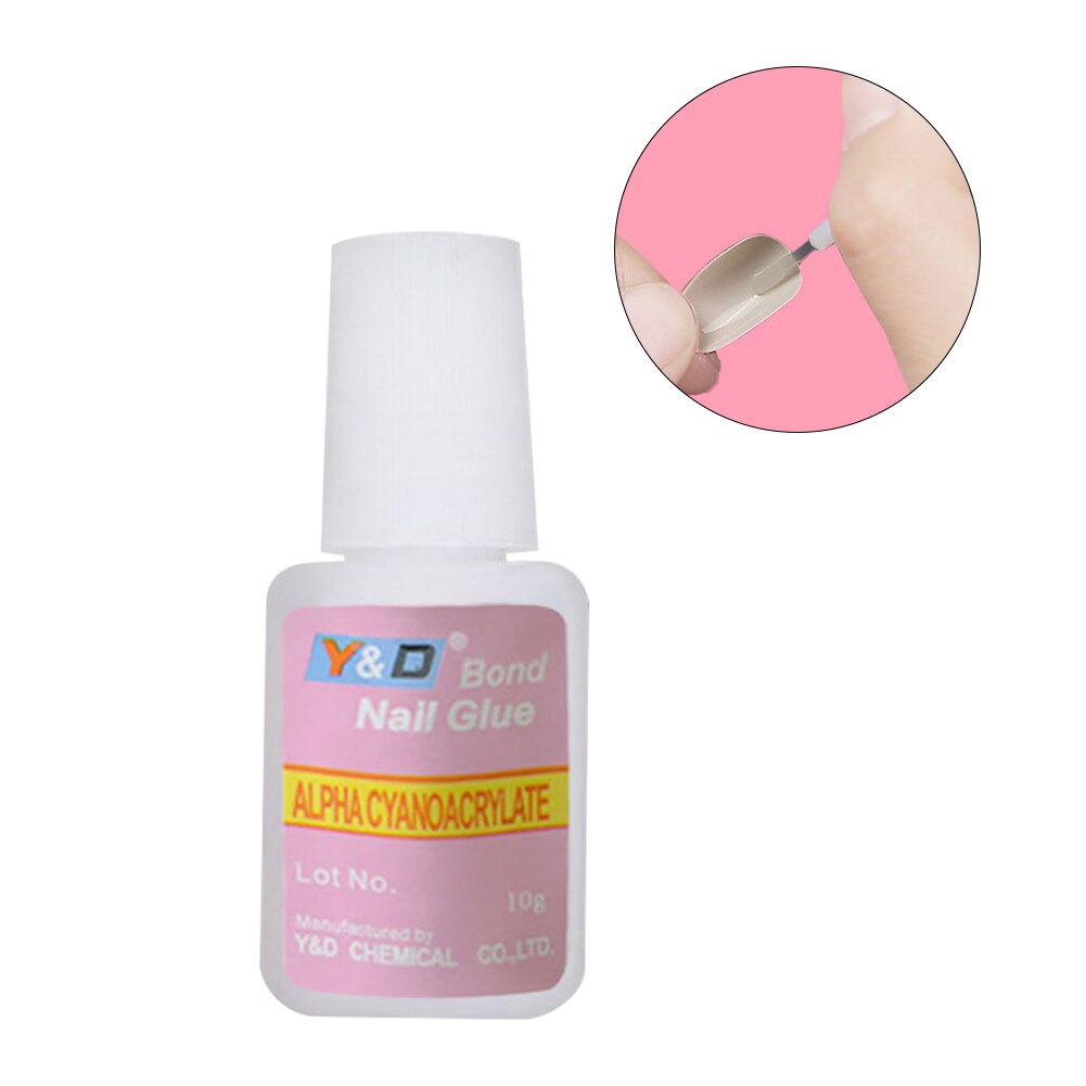1Pcs Sterke Nail Lijm Manicure Kit False Tip Acryl Nail Art Decoration Manicure Tool Lijm Voor Nail Art Diy 10G
