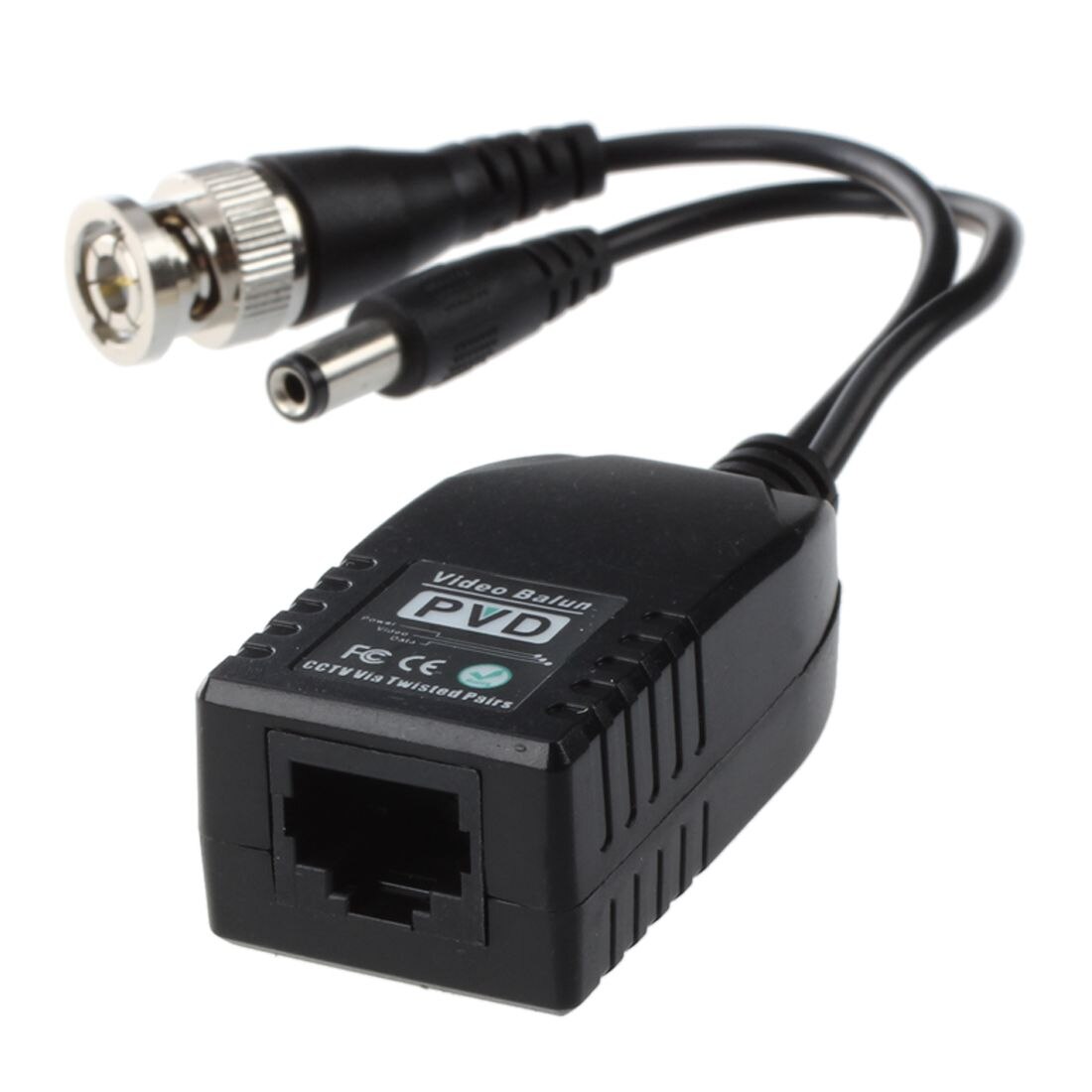 MOOL Pair Transmitter Receiver Cable UTP RJ45 Passive Video Balun for CCTV Camera