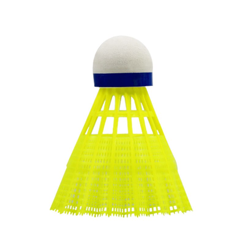 6 stk i et rør nylon badminton fjærballer med stor stabilitet holdbarhet innendørs utendørs sports treningsballer