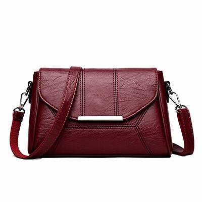 Women Messenger Bags ladies Crossbody Bags For Girls Pu Leather Handbags Women Shoulder Bags Solid