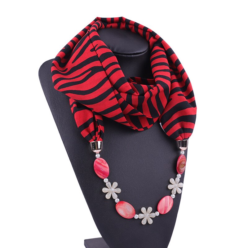 Collier Foulard bohème styel | Pendentif, collier écharpe pour femmes, style bohème, Foulard, accessoires Hijab magasins,: 15