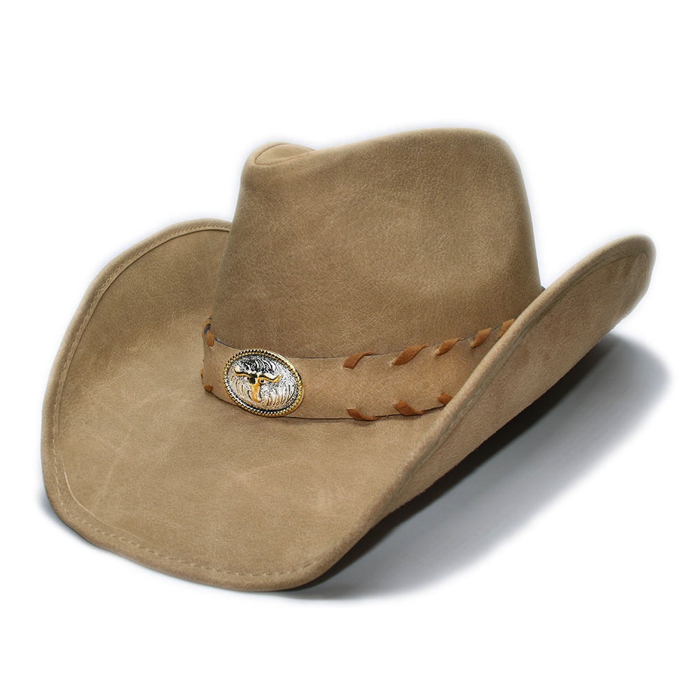 Vintage Cowboy Hut - Fedora Für Damen & Herren Im Western Style