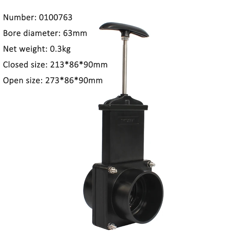 RV Accessories Clean water tank Sewage Tank Black water tank Drain Valve Water Tank Gate Valve For Motorhome Camper Caravan: Blue