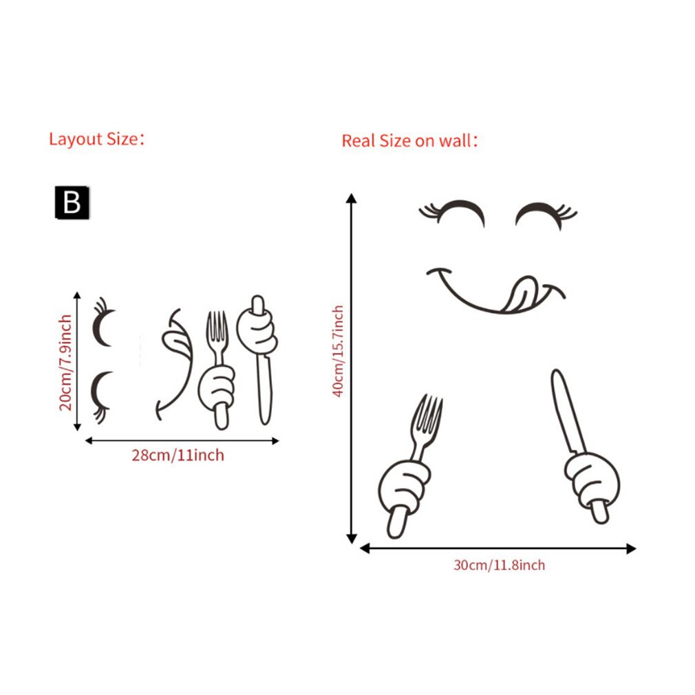 Fridge Sticker Romantic Smiley Cartoon Shape Refrigerator Magnetic Refrigerator Sticker Decoration A/B/C/D