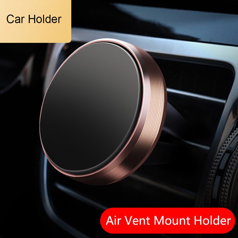 Car Mini Phone Holder Air Hole Mounted netic Mobile Phone Holder for A3 A4 A5 A6 A7 A8 B6 B7 B8 C5 C6 TT Q3 Q5 Q7 S3(Ros