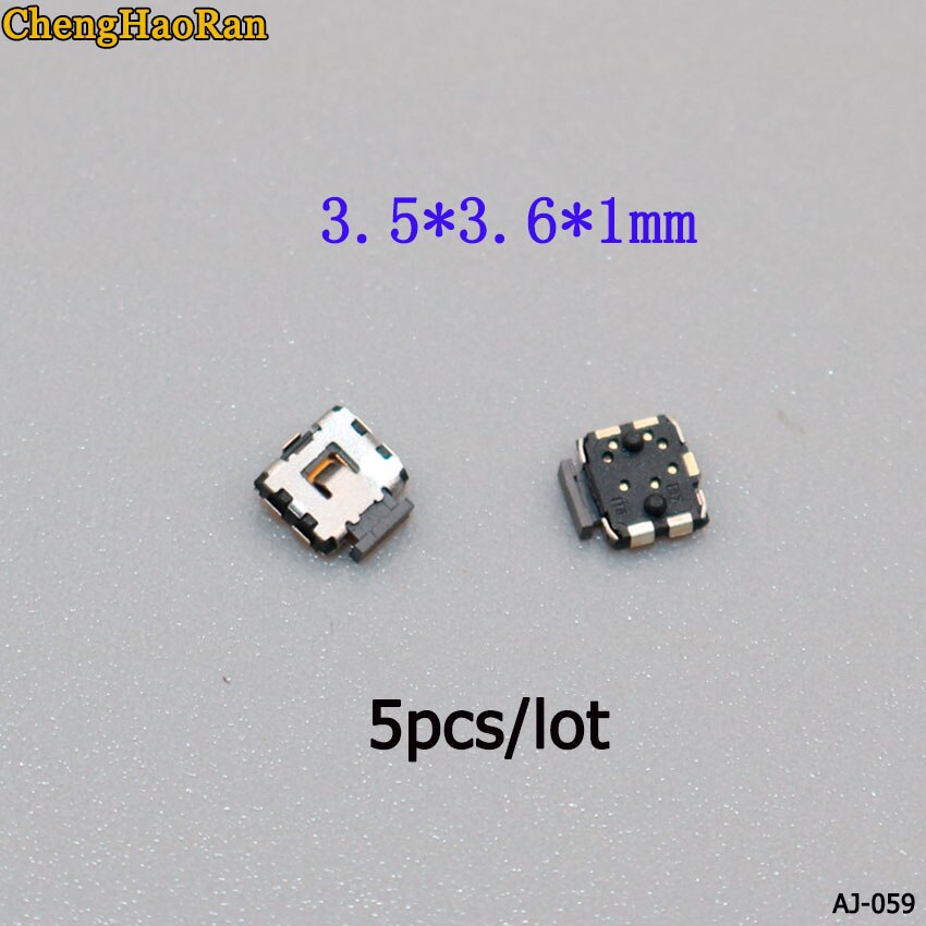 ChengHaoRan-botón en el lateral para Xiaomi 2 2S, botón de volumen de 3,5x3,6x1mm, interruptor pequeño de tortuga SMD, juego de Interruptor táctil 5: Default Title