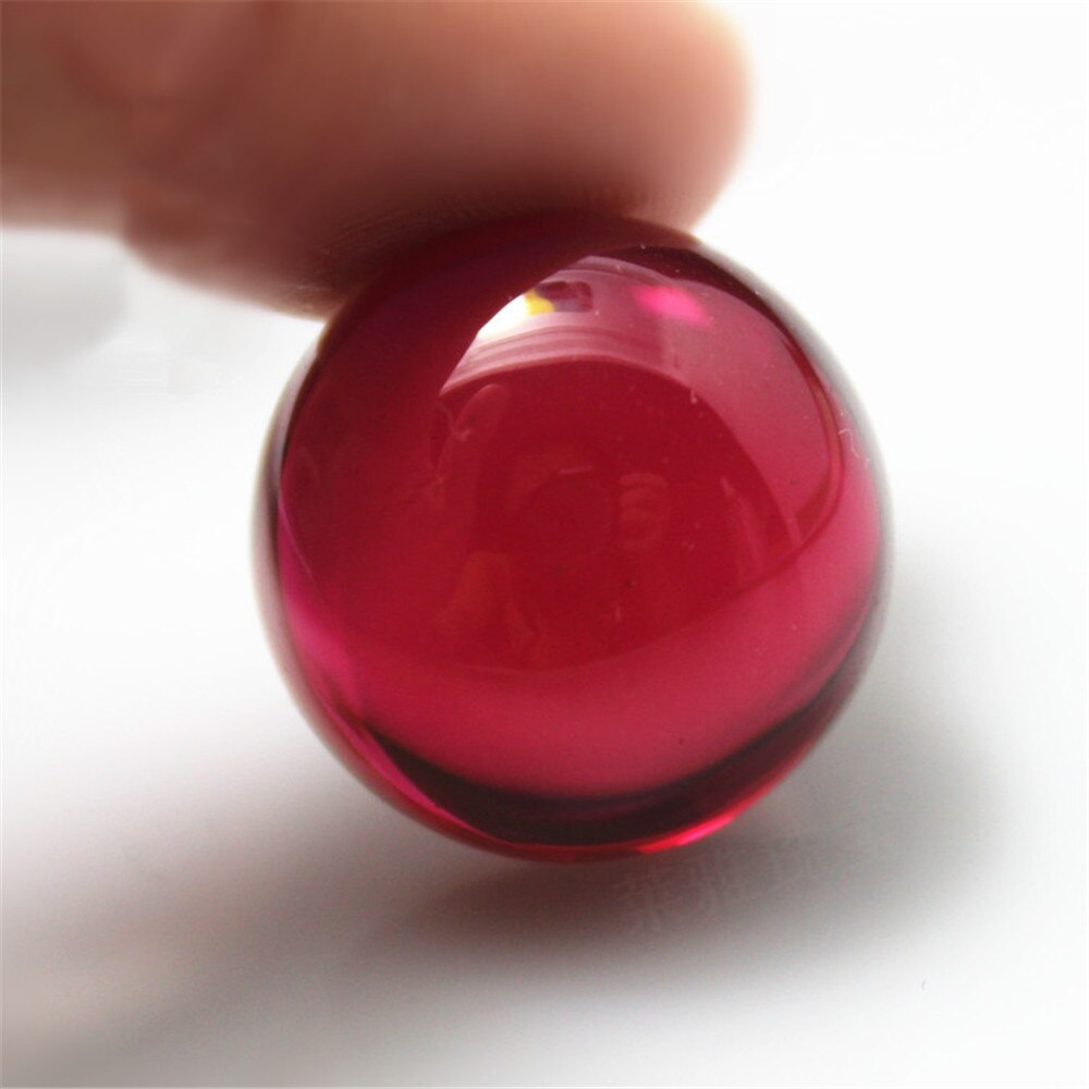 Joanlyn Ruby Ronde Cabochon bloedrode Glad Gepolijst Oppervlak Platte Back Meerdere Maten te Kiezen C78R