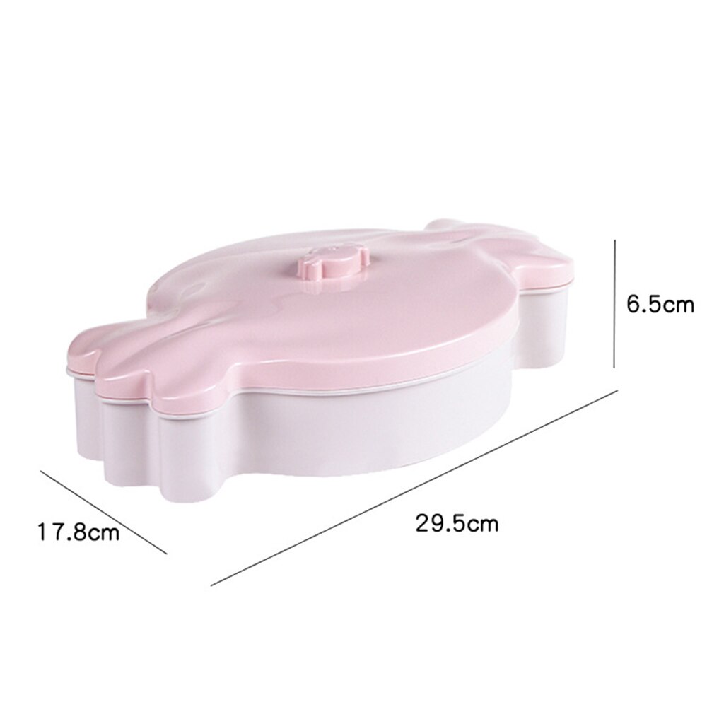 Cute Candy Shaped Snack Storage Tray Candy Box Fruit Storage Tray Snack Plates Food Dessert Storage Dish Decorative