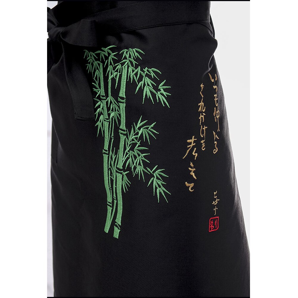 Delantal de Chef de estilo japonés, uniforme de camarero, restaurante, cocina, bordado, Kimono, Sushi, disfraz, ropa de trabajo: 7