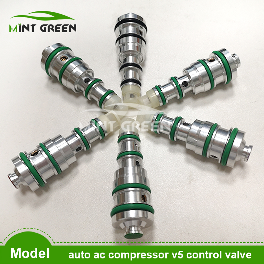 Car A/C Control Valve V5 AC Compressor Control Valve Black Red Blue Green yellow Pressure Valvula Torre