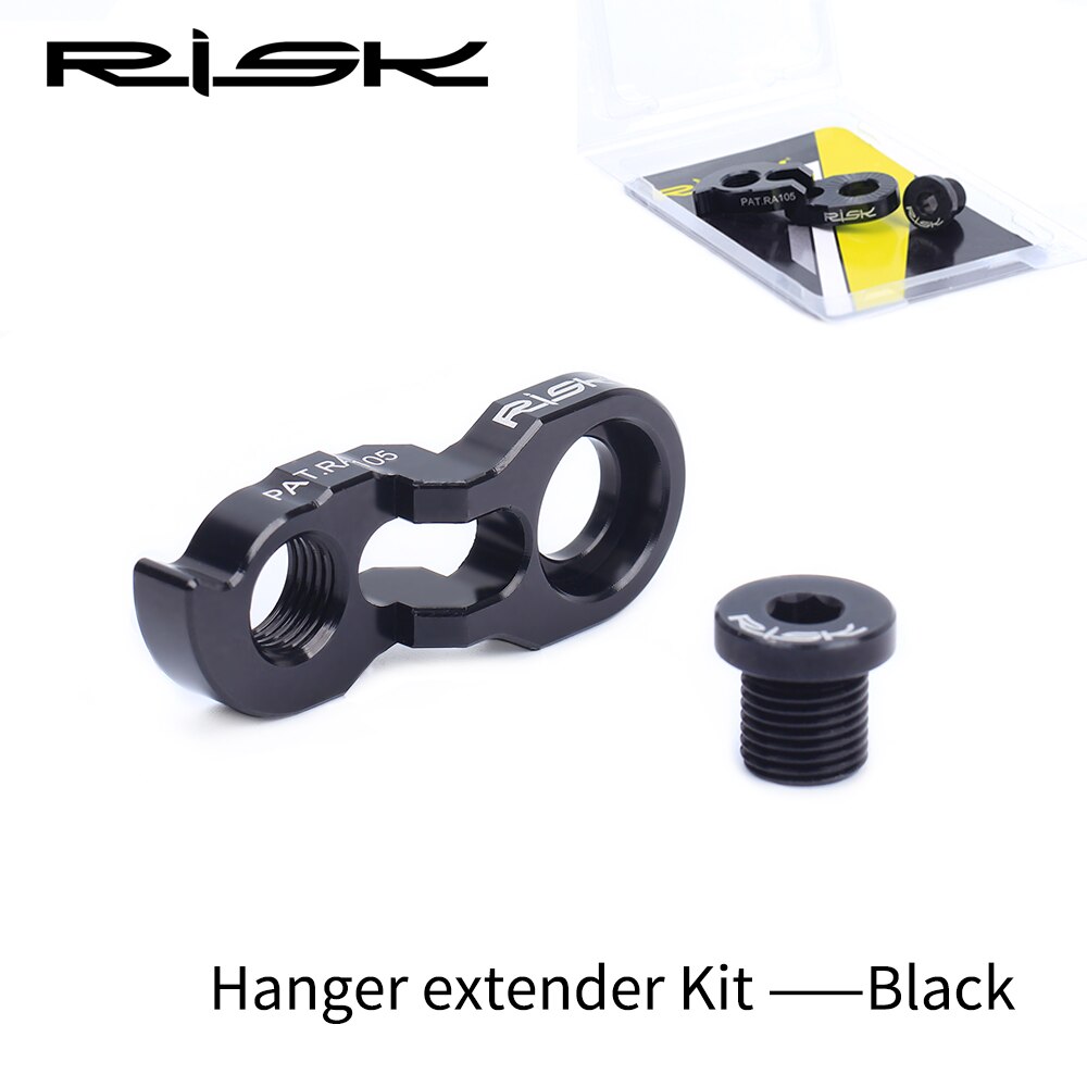 Risiko sykkel bakskifter henger forlenger sykkel hale krok forlengelse aluminium sykkelskifter adapter 40t 42t 46t sykkel deler