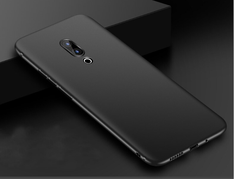 Voor Meizu M8 Case Ultra Dunne Zachte TPU Matte Anti-vingerafdruk Beschermhoes Voor Meizu M8 Lite: For Meizu M8 Lite / Black