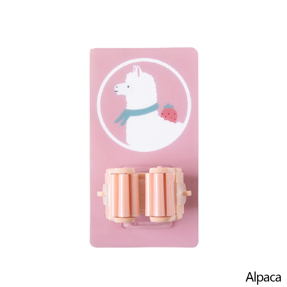 Nordic Mop Clip Haak Multifunctionele Zelfklevende Keuken Plank Opslag Borstel Bezem Hanger Gratis Ponsen Huishoudelijke Badkamer Tool: A-Alpaca