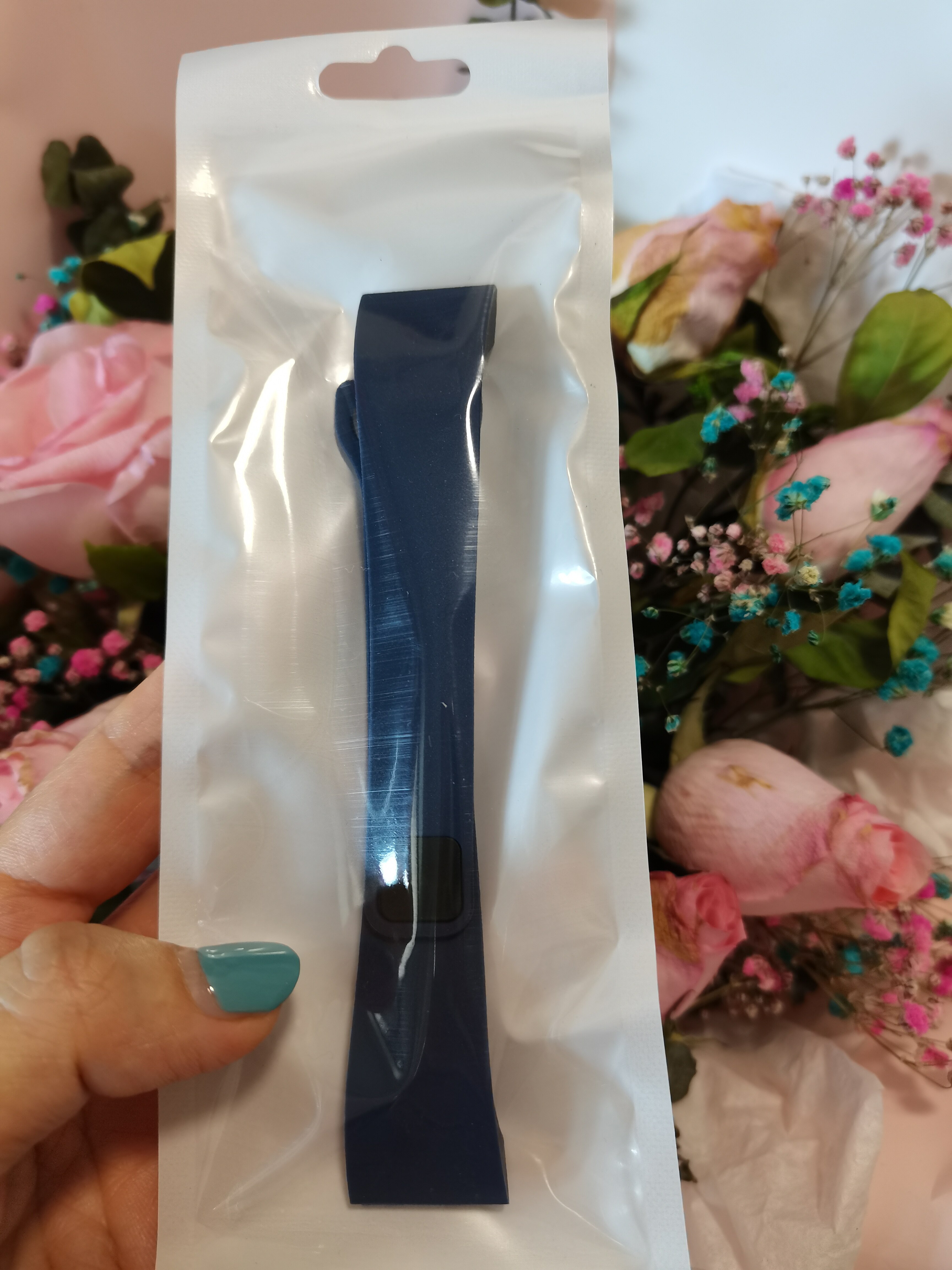 Correa de muñeca colorida para Xiaomi Mi Band 4c, correa de silicona de repuesto para pulsera inteligente Redmi Xiaomi Band 4C: Dark blue