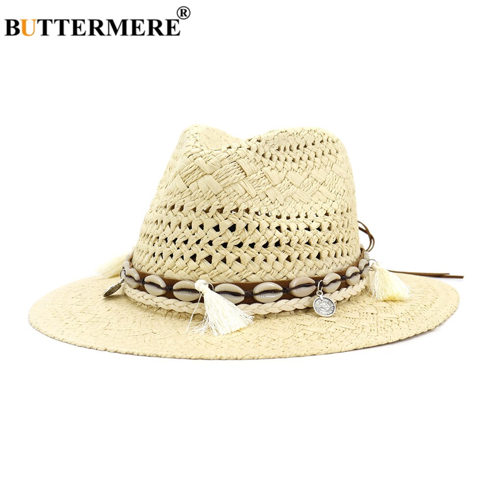 Buttermere dames zomerhoeden panama zonnehoed handgebreide strohoed dames strand sombrero buiten heren dames fedora zomerhoed