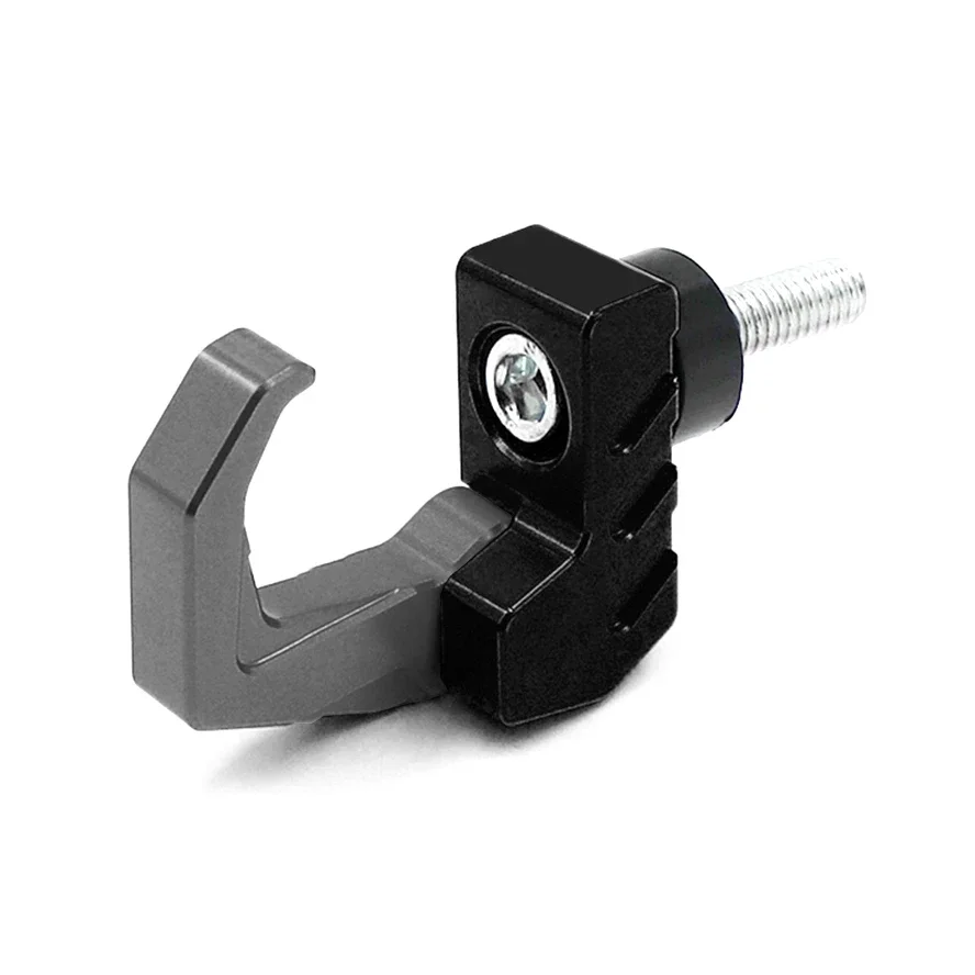 Motorhelm Houder Cnc Aluminium Bagagetas Haak Houder Hanger Haken Motor Scooter Helm Tassen Gadget Handschoen Haken: YELLOW