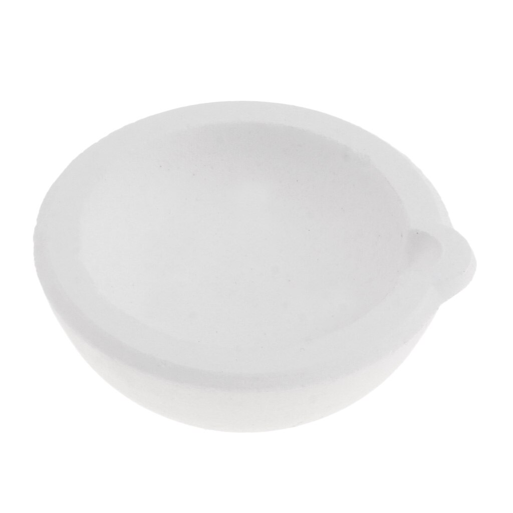 100g Jewelry Casting Crucible Cup Dish Bowl Pot Casting Melting Crucible Bowl for Silver Color Copper Fused Quartz Silica
