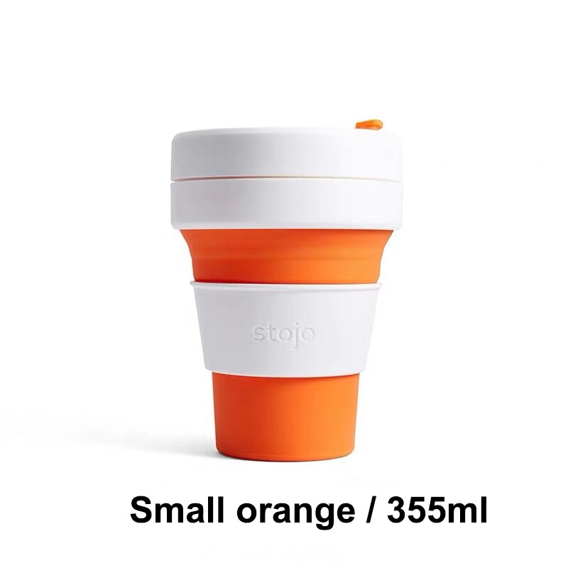 STOJO TASSE Klapp Silikon Tragbare Silikon kaffee tasse multi-funktion folding silica tasse Büro reise Wesentliche