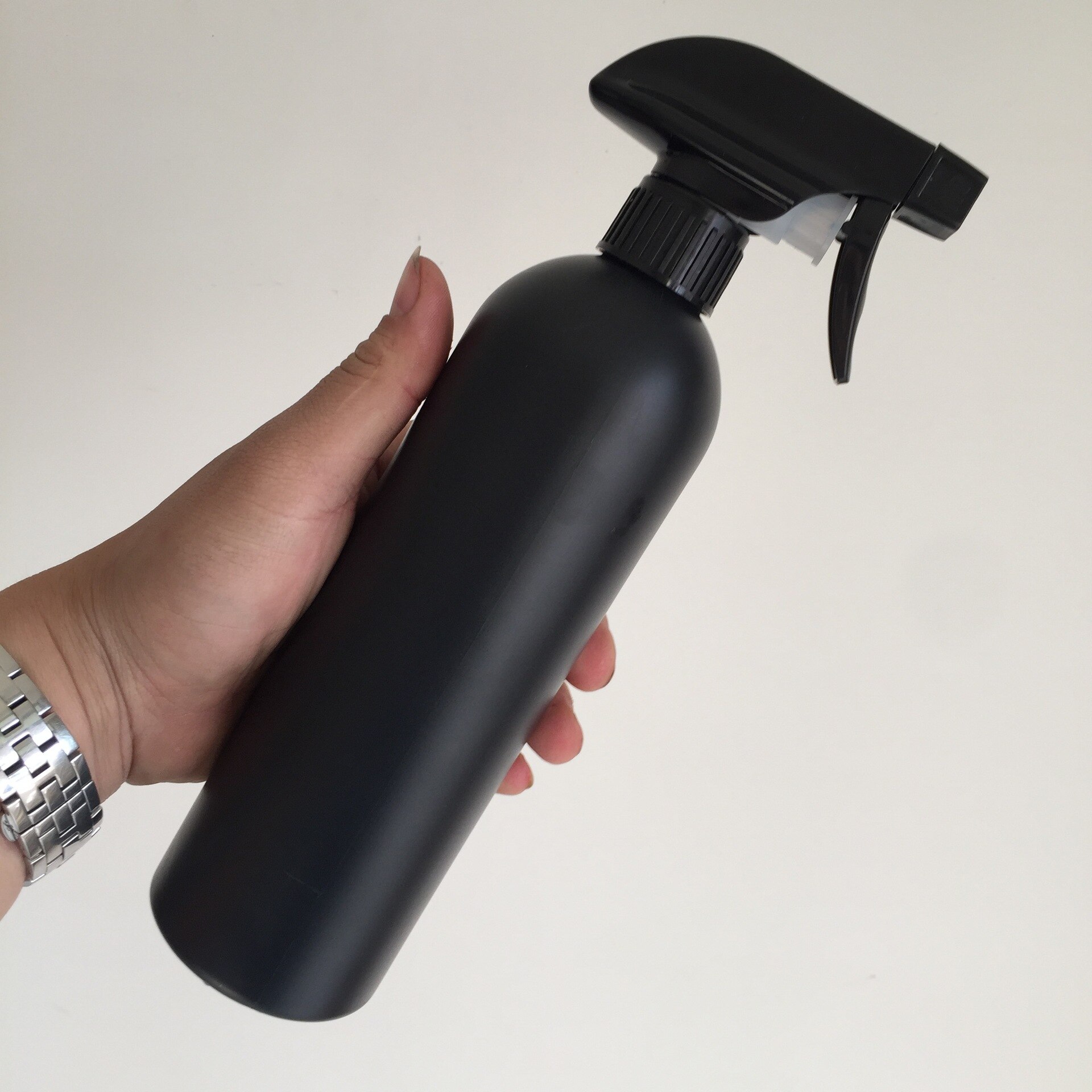 500ml tomme sorte spray plastflaske vaske rengøringsmiddel køkken vand sprøjte genopfyldelig flaske med tåge sprøjte