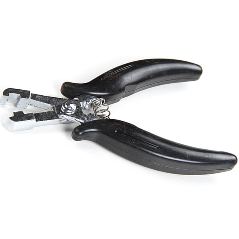 Alicates metálicos en forma de U de 4mm para Micro anillos, utensilios para extensiones de cabello humano 1 unidad