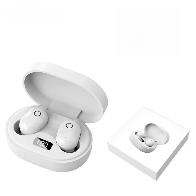 J15 ladies headset Bluetooth wireless mini cute girl with high face value, comfortable and high sound E6S: WHITE