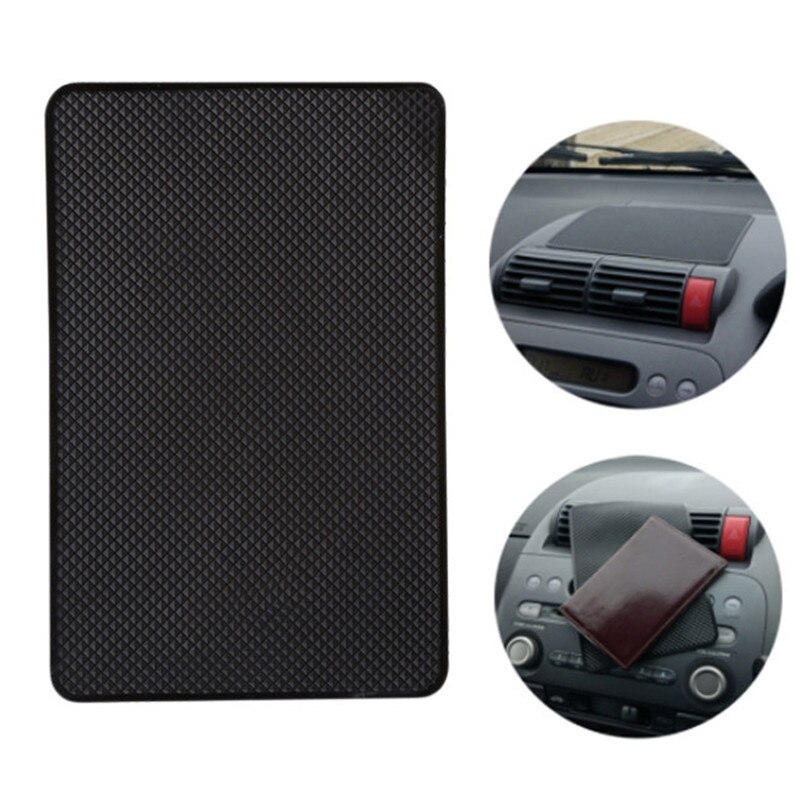 Bilmatte bil sklisikker matte auto silikon interiør dashbord telefon antiskli lagringsmatte pads