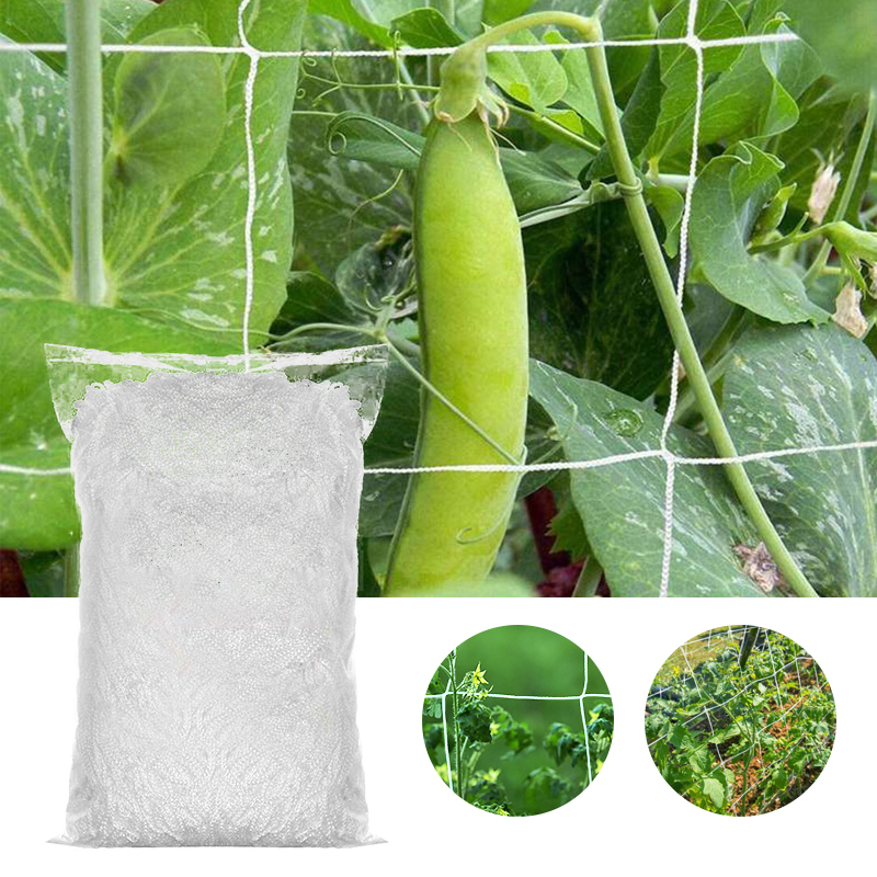 10m Garden Plant Trellis Netting Mesh Vine Landing Garden Weaving Grow Frame Vegetable Flower Cucumber Climbing Net Garden Tool
