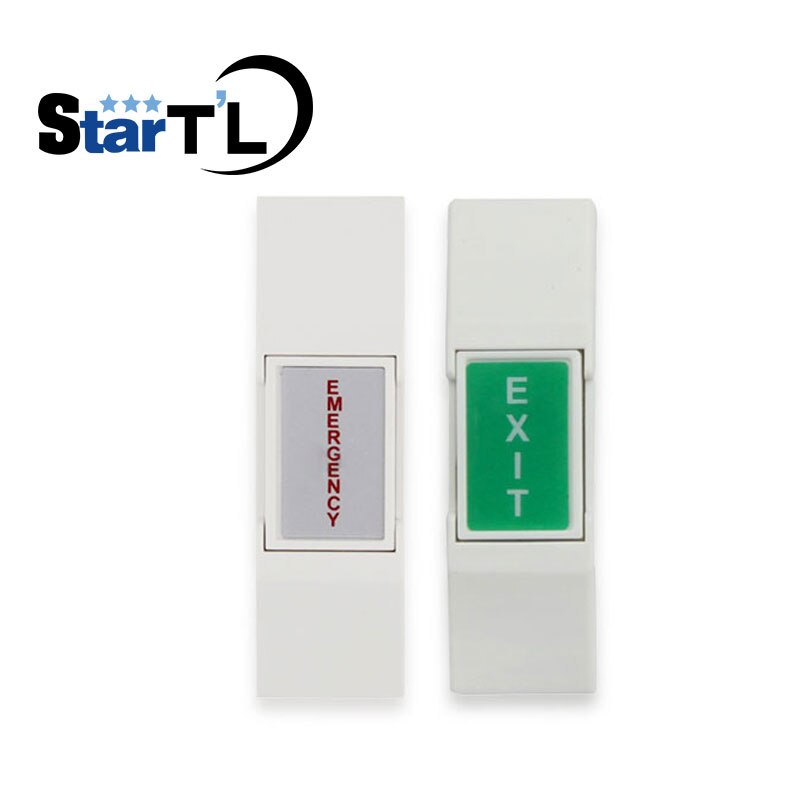 NC/NO/COM Access Control System Door Release Emergency Push Button Switch Exit for Access Controller