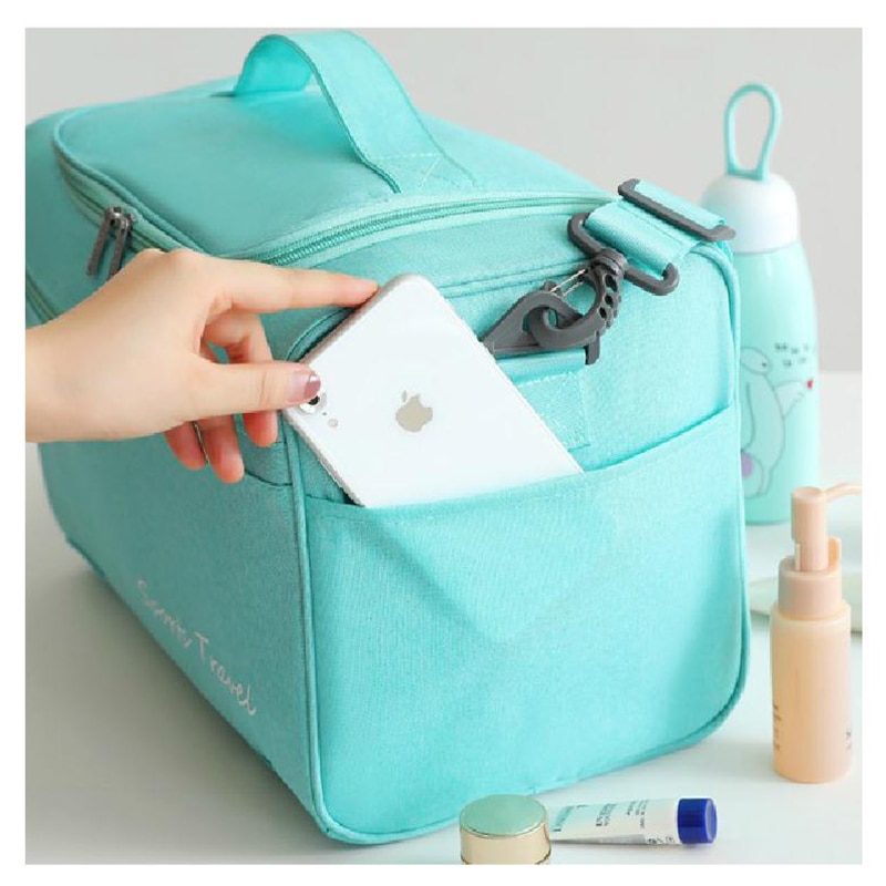 Große Reise Kosmetik Tasche Multi-Funktion Wasserdicht machen-hoch fallen Reise veranstalter internat lagerung tasche Frauen Tragbare Kulturbeutel