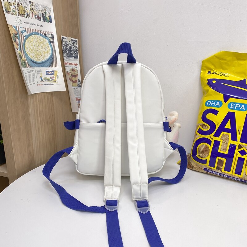 Mochila pequeña e informal de nailon con paneles para chicas adolescentes, morral escolar para mujeres, bolso bonito para chicas jóvenes, 2022