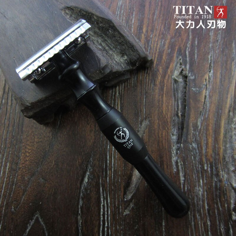 titan razor metal handle shaving razor double edge blade