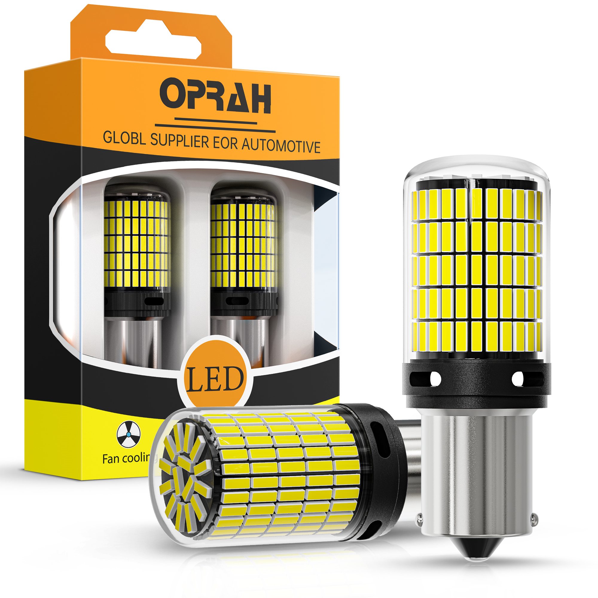 2 uds luz LED de coche de alta potencia P21W PY21W 1156 P21/5W 1157 BAY15D lámpara de señal trasera delantera Canbus 4014SMD W21W W21/5W 7440 7443 12V
